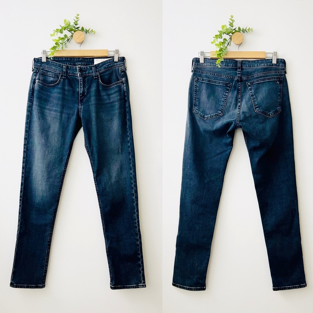 Rag & Bone Dre Low-Rise Slim Boyfriend Ziggy Y2K Jeans